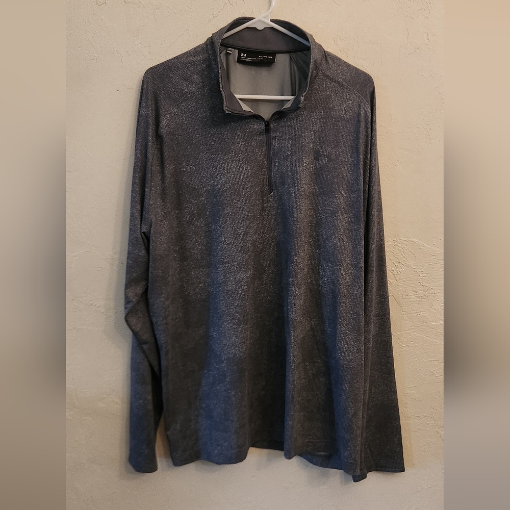 Under Armour Charcoal Quarter-Zip Top